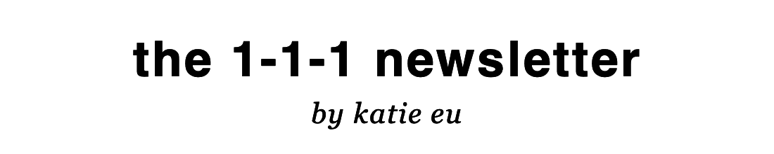 the 1-1-1 newsletter