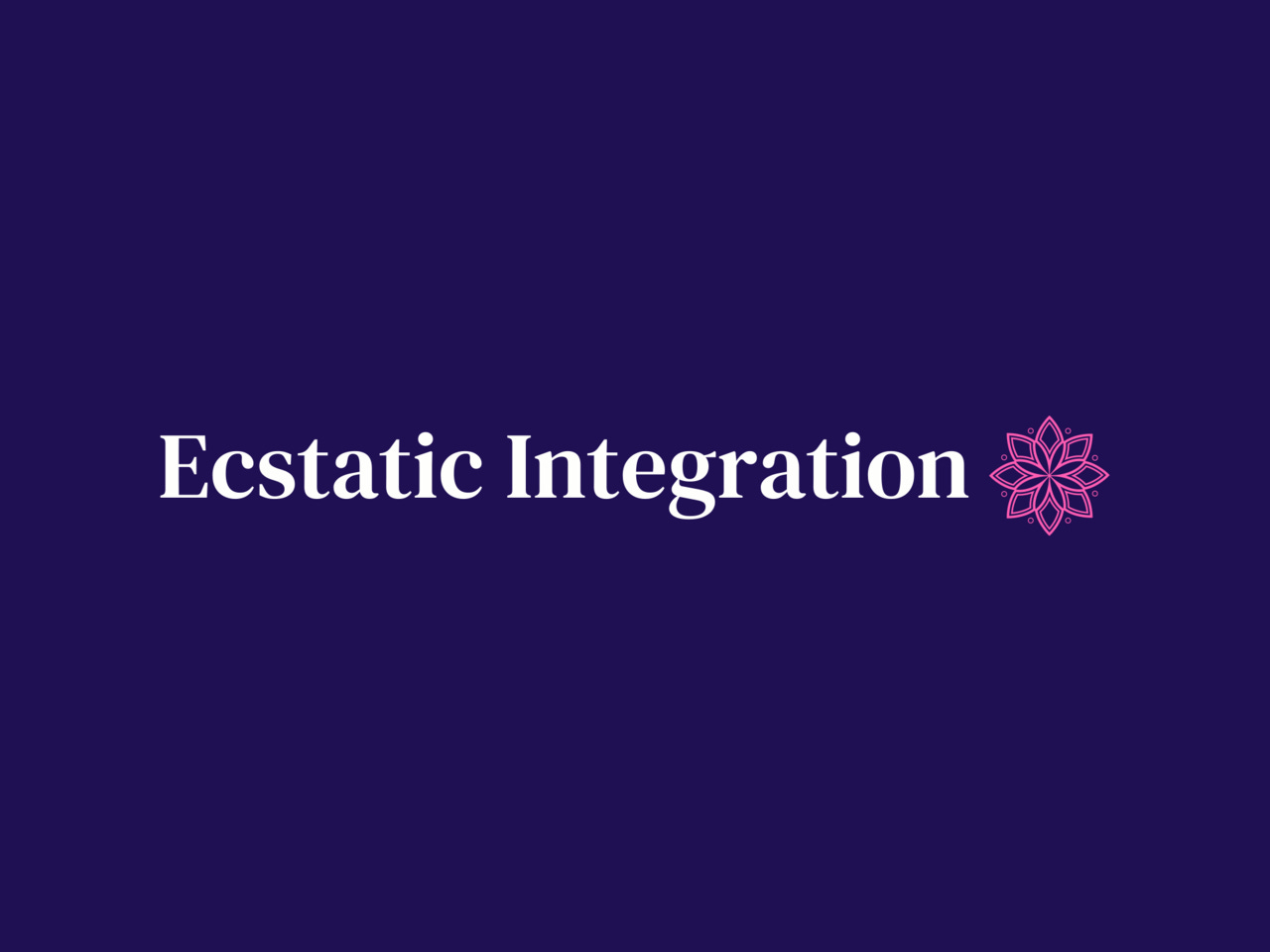 Ecstatic Integration