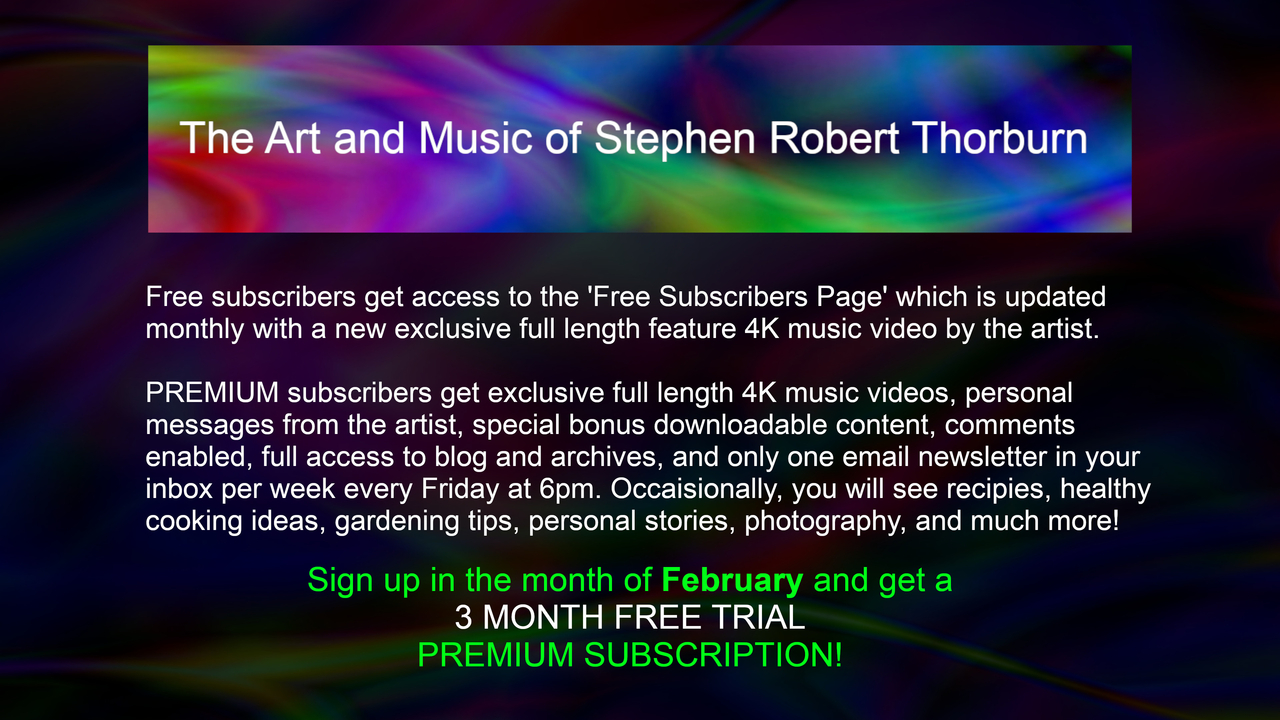 The Art and Music of Stephen Robert Thorburn