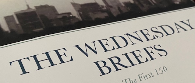 The Wednesday Briefs