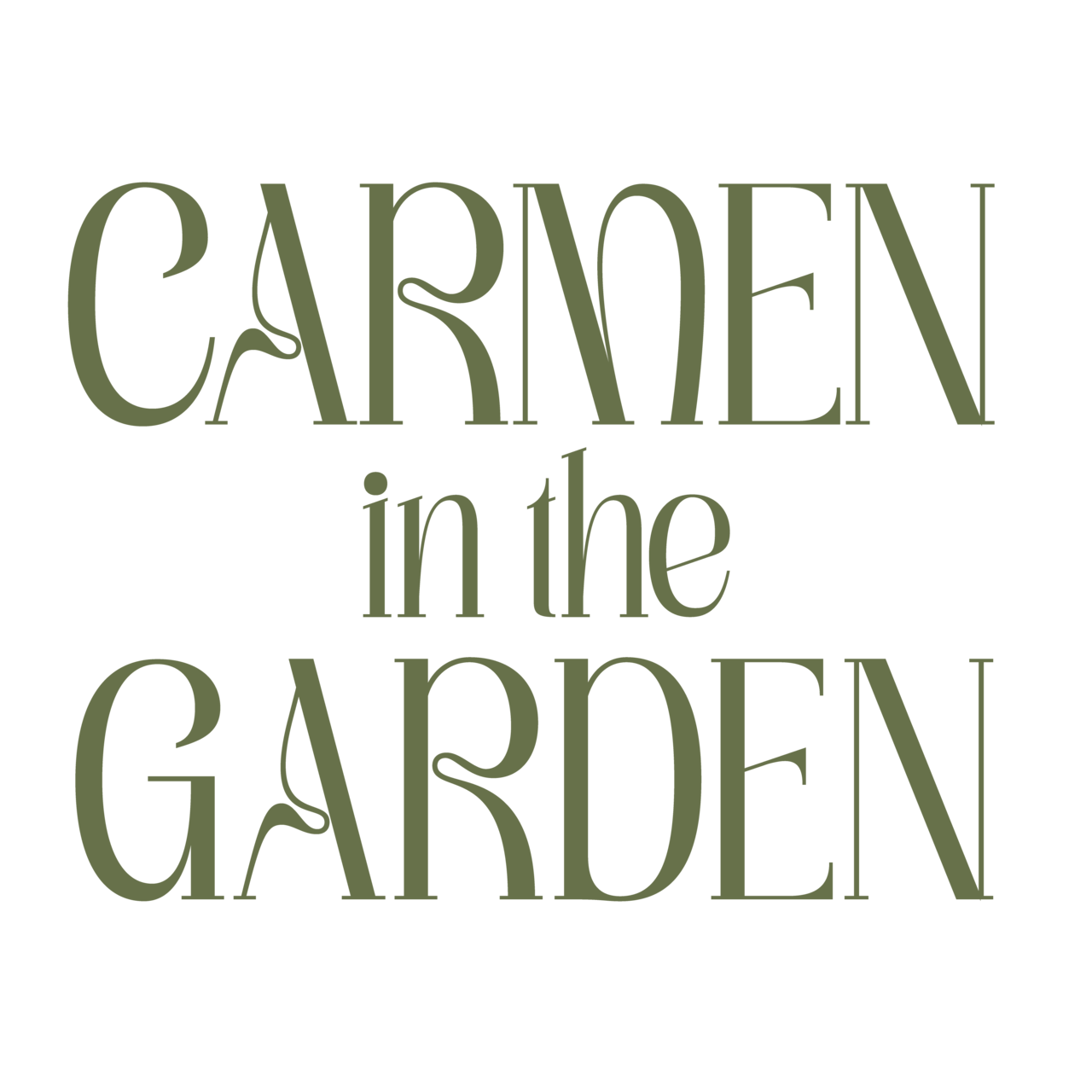 Carmen in the Garden