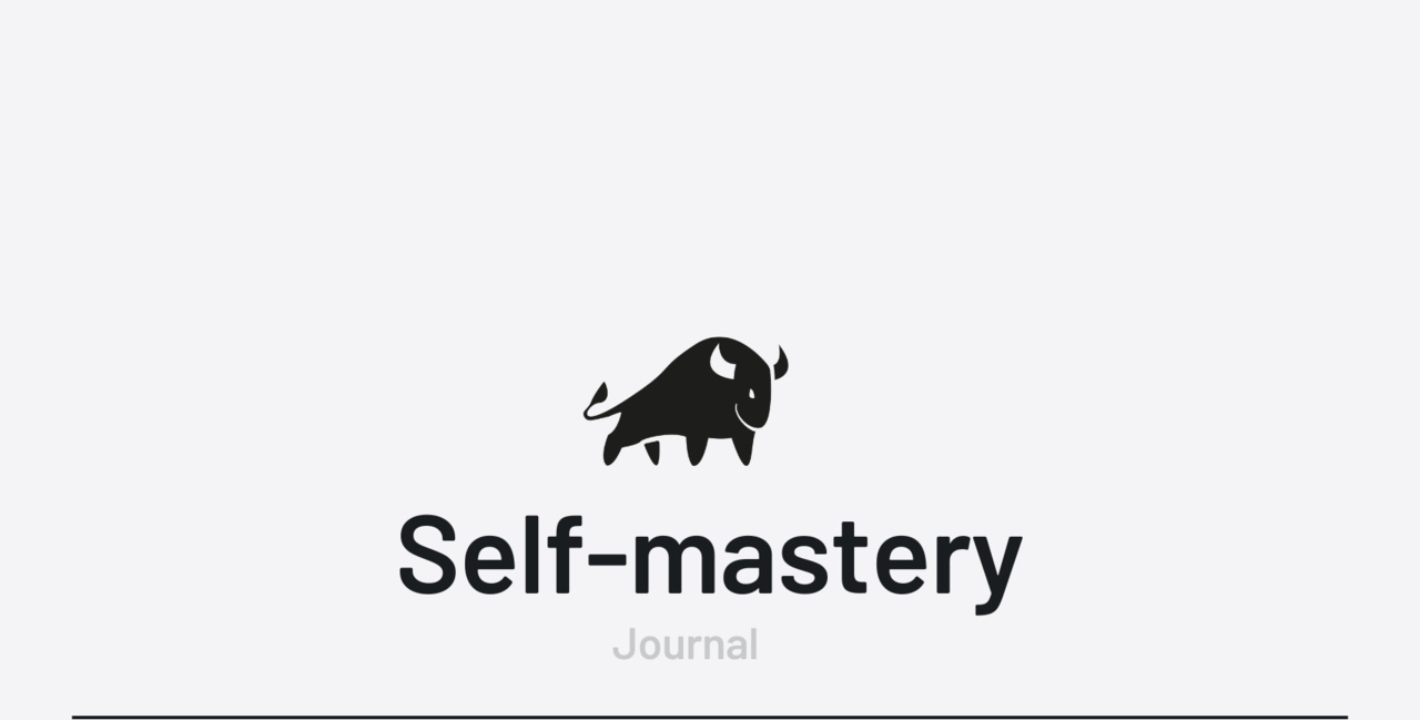 Self-mastery | by Joxen