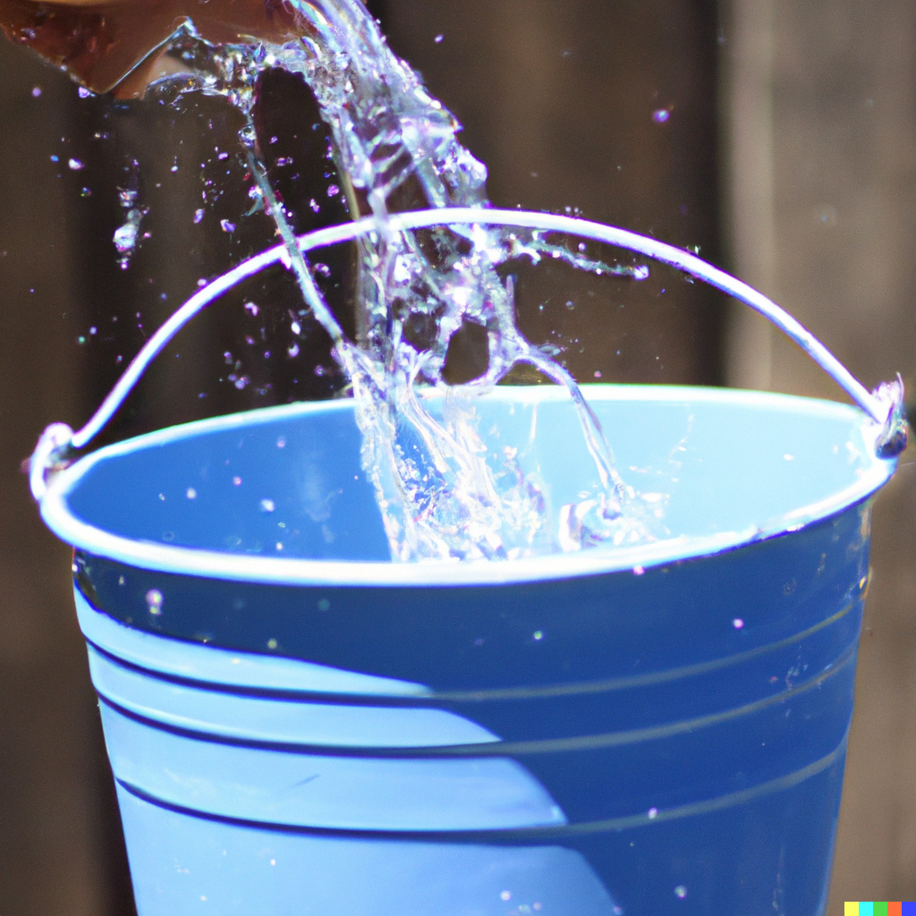 Filling The Pail