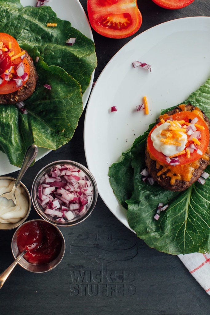 keto burger lettuce wraps