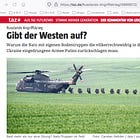Upside Down: German Left-Wing Media taz Calls for NATO to ‘Liberate’ Ukraine