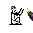 Ancient Egyptian and Emoji Chain Letters