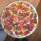 Let's start with a tomato tart!