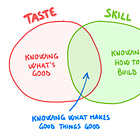 Taste vs Skills 🚣‍♂️