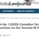 New book alert: The Toronto 18 Terrorism Trials 
