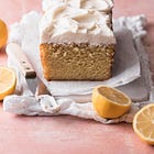 Lemon Loaf Cake with Whipped Cream Cheese Frosting