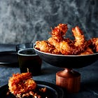 Pancake-Battered Coconut Shrimp by Ayesha Curry