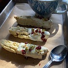 Gluten Free Biscotti with Pistachio, Cranberry & White Chocolate