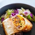Instant Pot Rice & Bean Burritos 