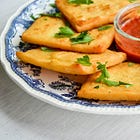 Panelle {Savory Sicilian Chickpea Fritters}
