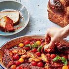 Spicy Fish in Cherry Tomato and Harissa Sauce by Einat Admony