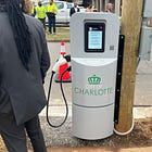 Gov. Cooper visits EV charging station in Charlotte
