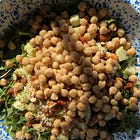 Chopped Farro Salad with Chickpeas & Green Apple 