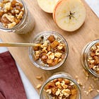 High Protein Apple Pie Overnight “Oats”