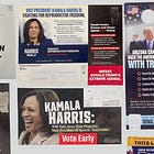 See the political mailers I get as an independent swing state voter