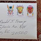Letters to President Trump urging him to have a program with urgency to develop an HIV vaccine. 