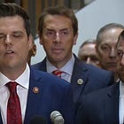 Matt Gaetz's Moron Rebellion Leaves Mark On Impeachment Inquiry. A Skidmark.