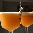 Spiced Persimmon Sour Mocktail
