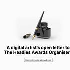 A digital artist's open letter to The Headies Awards Organisers
