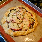 Tomato & eggplant galette