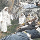 Why did Christ and his Apostles withdraw before feeding the five thousand?