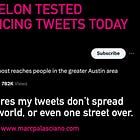 ELON TESTED GEOFENCING TWEETS TODAY