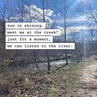 Meet me at the creek
