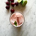 Cherry Lime Basil Soda