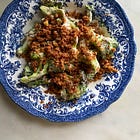 Caesar-ish Charred Broccoli