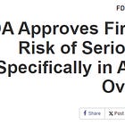 FDA approves Wegovy in reducing risk of cardiovascular-related events