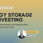 Energy Storage VC Investing
