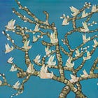 Van Gogh’s “Almond Blossoms” is a tree felled