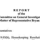 BREAKING: Full Report on Bryan Slaton From General Investigating Committee