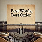 best words, best order
