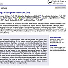 'Critical physiotherapy: A ten-year retrospective' now in print