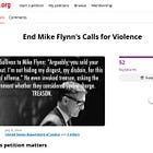 PETITION: End Mike Flynn’s Calls for Violence