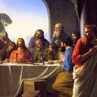 What did Christ leave unsaid on the night he was betrayed?