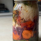 Rice Noodle Miso & Veggie Mason Jar Soup