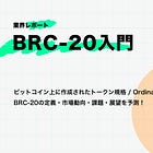 【BRC-20入門】ビットコイン上に作成されたトークン規格 / Ordinals、Inscription、BRC-20の定義・市場動向・課題・展望を予測！