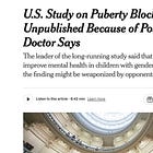 Pediatric Gender Medicine Doctor Johanna Olson-Kennedy Is In The News. I Watched the Video of Her Advocating for Mastectomies For Gender Dysphoric Minors