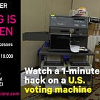REMINDER: VOTING IS BROKEN
