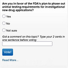 Phase-out of Animal Studies Requirement for Investigational New Drug Applications