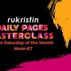 Daily Pages Masterclass Homepage