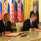 2007. Kremlin. Putin Threatens to Withdraw from Nuclear Treaty.