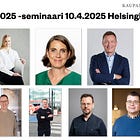 Kaupan tila 2025 seminaarissa 10.4.2025 erikoiskaupan kiinnostavimmat puhujat