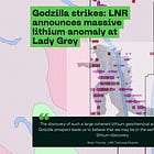 Godzilla strikes: LNR announces massive lithium anomaly at Lady Grey